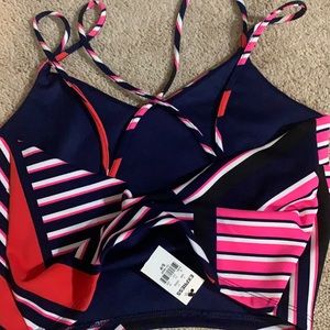 Express striped Crop Top